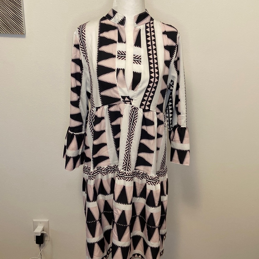 Geometric Tunic Dress